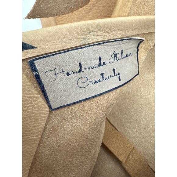 IL Cigno Nero Leather Handmade Handbag Art to Wear New with tags - Picture 8 of 9